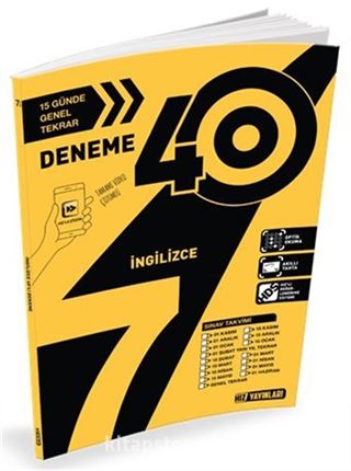 7. Sınıf 40 İngilizce Deneme