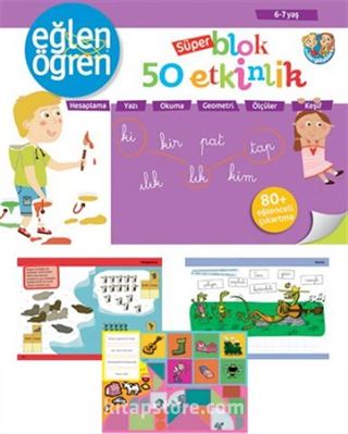 Eğlen Öğren 6-7 yaş Süper Blok 50 Etkinlik