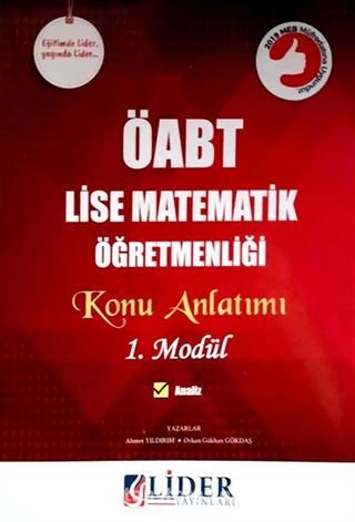 2019 ÖABT Lise Matematik Öğretmenliği Konu Anlatımlı 3'lü Modül