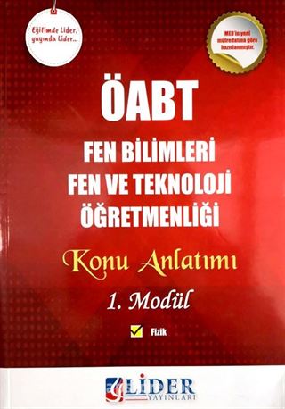 2019 ÖABT Fen Bilimleri Fen ve Teknoloji Öğretmenliği Konu Anlatımlı 3'lü Modül