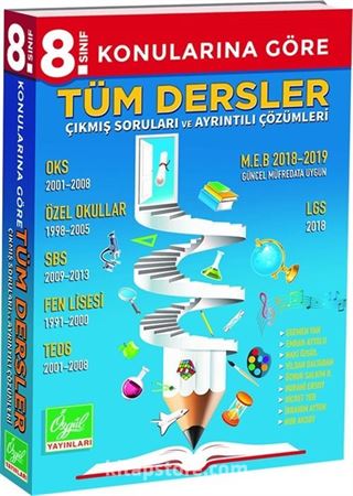 8. Sınıf Konularına Göre Tüm Dersler Çıkmış Sorular ve Çözümleri