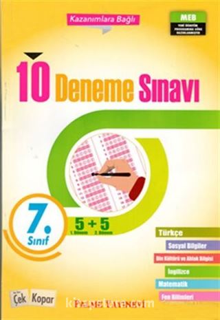 7. Sınıf 10 Deneme Sınavı