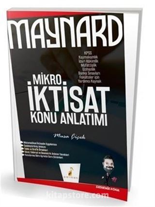 2019 Maynard Mikro İktisat Konu Anlatımı