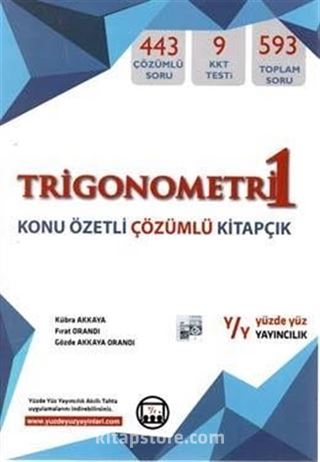 Trigonometri 1 Konu Özetli Çözümlü Kitapçık