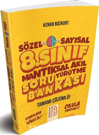 8. Sınıf Sayısal-Sözel Mantıksal Akıl Yürütme Soru Bankası