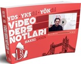 YDS-YKSDİL-YÖKDİL Video Ders Notları