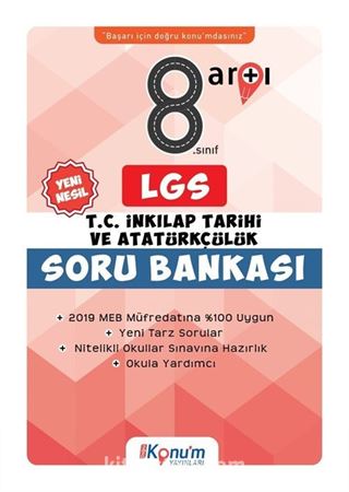 Yeni Nesil LGS T. C. İnkılap Tarihi ve Atatürkçülük Soru Bankası (2019 Yeni Müfredat)