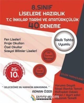 2019 LGS T.C. İnkılap Tarihi ve Atatürkçülük 40 Deneme