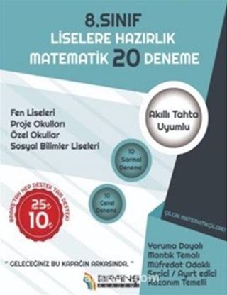 2019 LGS Matematik 20 Deneme