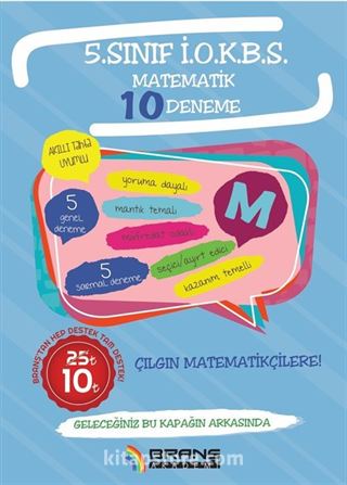 İOKBS 5. Sınıf Matematik 10 Deneme