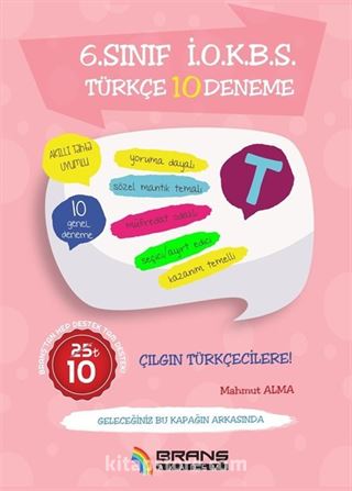 2019 İOKBS 6. Sınıf Türkçe 10 Deneme