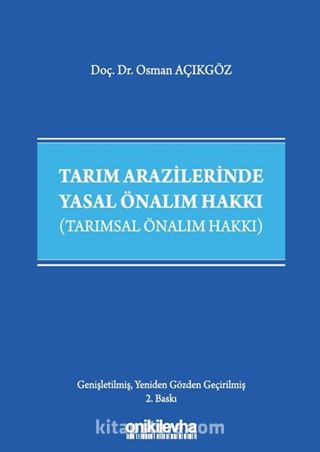 Tarım Arazilerinde Yasal Önalım Hakkı