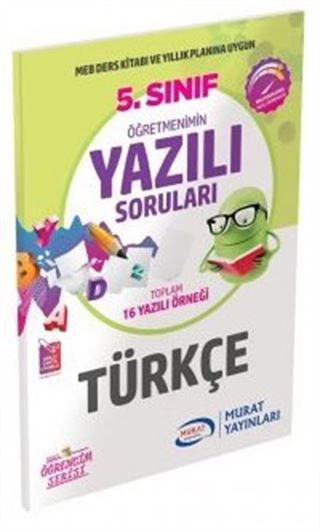 5. Sınıf Türkçe Öğretmenimin Yazılı Soruları