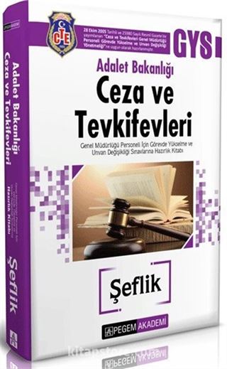 2018 Adalet Bakanlığı Ceza ve Tevkifevleri Şeflik Hazırlık Kitabı