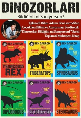 Dinozorları Bildiğini mi Sanıyorsun? (6 Kitap Set)