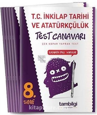 8. Sınıf T. C. İnkılap Tarihi ve Atatürkçülük Test Canavarı Yaprak Test