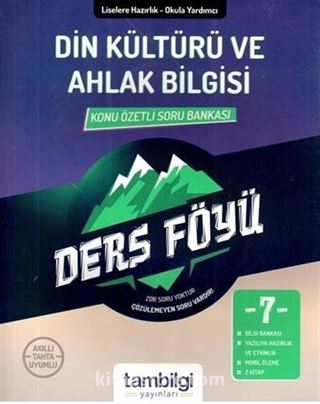 7. Sınıf Din Kültürü ve Ahlak Bilgisi Konu Özetli Soru Bankası