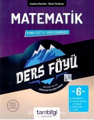 6. Sınıf Matematik Konu Özetli Soru Bankası