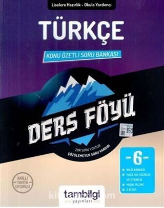 6. Sınıf Türkçe Konu Özetli Soru Bankası