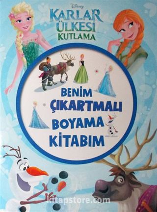 Disney Karlar Ülkesi - Kutlama - Benim Çıkartmalı Boyama Kitabım