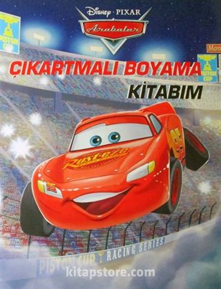 Disney Arabalar Çıkartmalı Boyama Kitabım