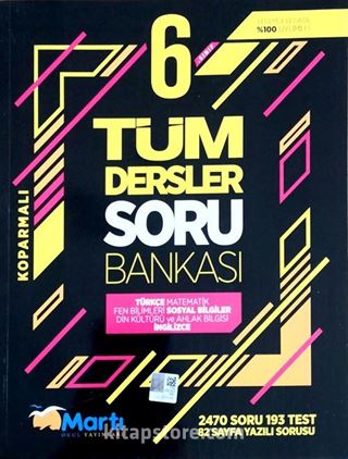 6. Sınıf Tüm Dersler Soru Bankası