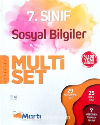 7. Sınıf Sosyal Bilgiler Multi Set