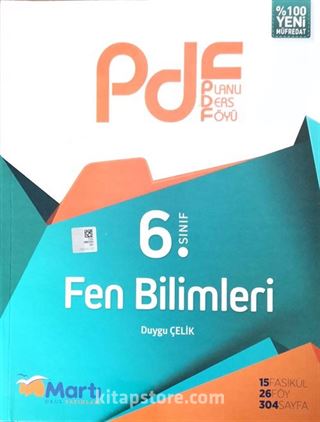 6. Sınıf Fen Bilimleri Pdf Planlı Ders Föyü