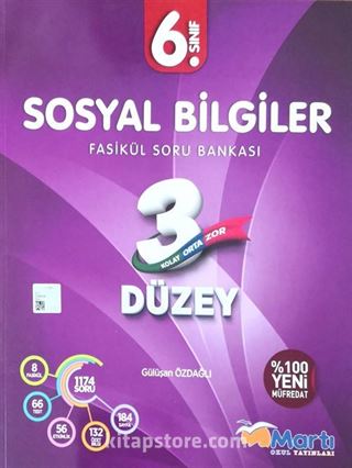 6. Sınıf Sosyal Bilgiler 3 Düzey Fasikül Soru Bankası