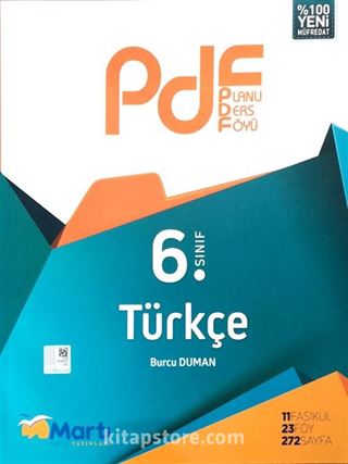 6. Sınıf Türkçe Pdf Planlı Ders Föyü