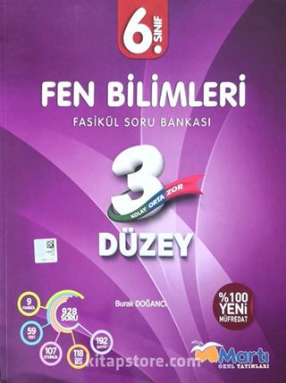 6. Sınıf Fen Bilimleri 3 Düzey Fasikül Soru Bankası