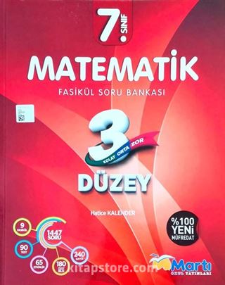 7. Sınıf Matematik 3 Düzey Fasikül Soru Bankası