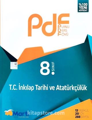 8. Sınıf T.C. İnkılap Tarihi ve Atatürkçülük Pdf Planlı Ders Föyü