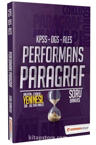 KPSS - DGS - ALES Performans Paragraf Soru Bankası