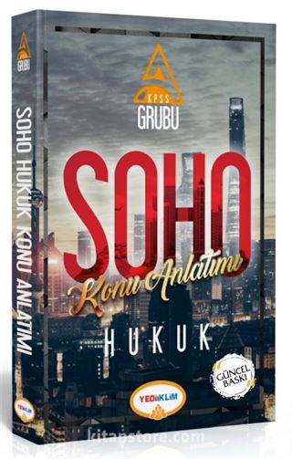 KPSS A Grubu Soho Hukuk Konu Anlatımı