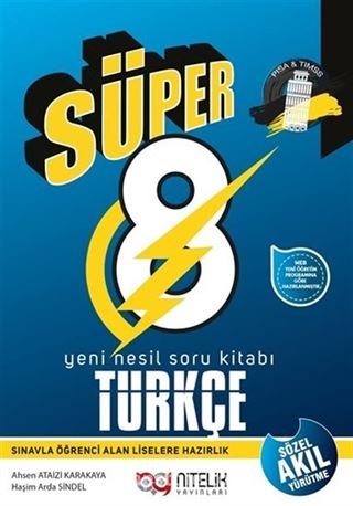 8. Sınıf Süper Türkçe Yeni Nesil Soru Kitabı