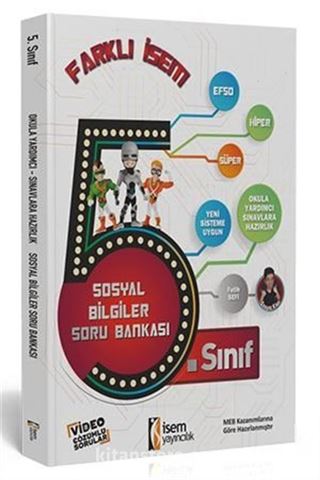 2019 Farklı İsem 5. Sınıf Sosyal Bilgiler Soru Bankası