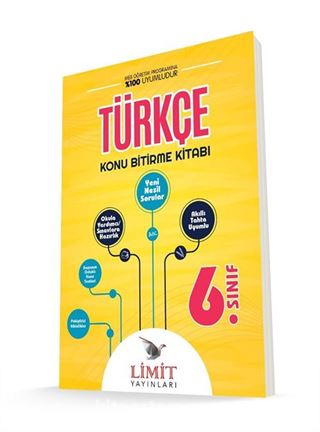 6. Sınıf Türkçe Konu Bitirme Kitabı