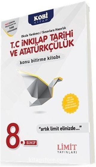 8. Sınıf T. C. İnkılap Tarihi ve Atatürkçülük Konu Bitirme Kitabı