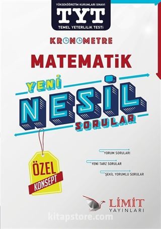 TYT Kronometre Matematik Yeni Nesil Sorular Özel Konsept