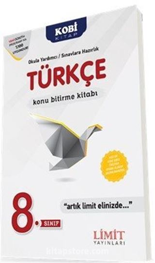 8. Sınıf Türkçe Konu Bitirme Kitabı