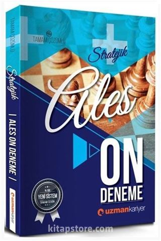 ALES Stratejik Tamamı Çözümlü 10 Deneme Sınavı