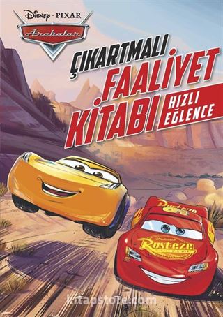 Disney Arabalar Hızlı Eğlence / Çıkartmalı Boyama Kitabı