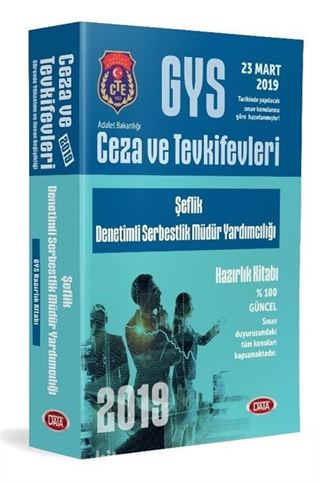 2019 GYS Ceza ve Tevkifevleri Şeflik ve Denetimli Serbestlik Müdür Yardımcılığı Hazırlık Kitabı