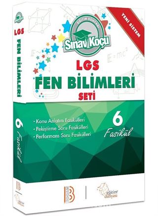 LGS 8.SINIF Sınav Koçu Fen Bilimleri Seti 6 Fasikül