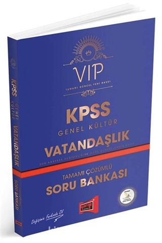 KPSS VIP Vatandaşlık Tamamı Çözümlü Soru Bankası