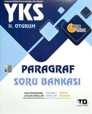 YKS 2. Oturum Paragraf Soru Bankası