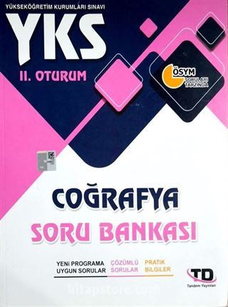 YKS 2. Oturum Coğrafya Soru Bankası