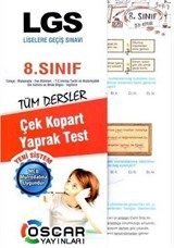 8. Sınıf Tüm Dersler Çek Kopart Yaprak Test