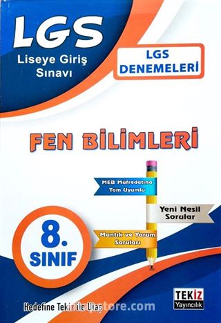 8. Sınıf LGS Fen Bilimleri Denemeleri